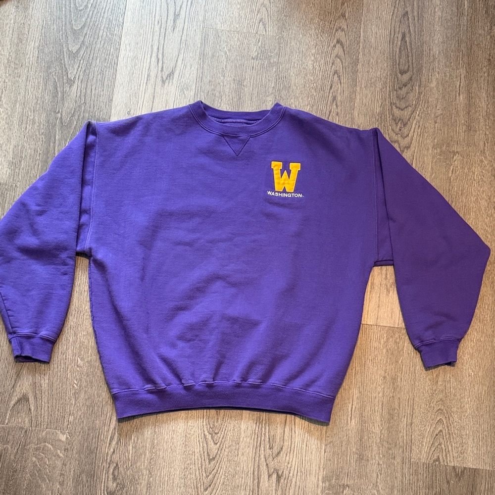 Vintage Purple Washington Sweatshirt